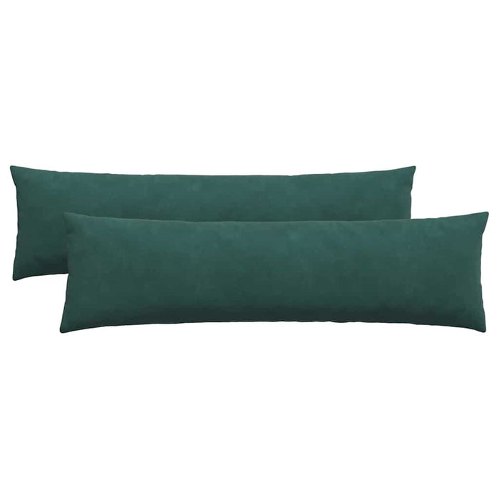 Cuscini da Divano 2 pcs Verde Scuro 145 x 40 cm 42013844