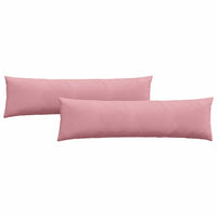 Cuscini da Divano 2 pcs Rosa 145 x 40 cm Tessuto in Cords 42013846