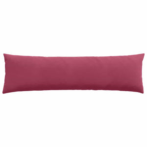 Cuscini da Divano 2 pz-Set di 2 Cuscini per Sofa Rosso Vino 145 x 40 cm Tessuto in Cords