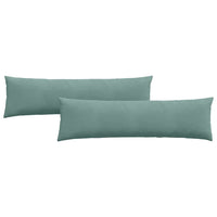 Cuscini da Divano 2 pcs Verde Mare 145 x 40 cm Tessuto in Cords 42013852