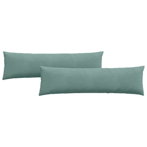 Cuscini da Divano 2 pcs Verde Mare 145 x 40 cm Tessuto in Cords 42013852