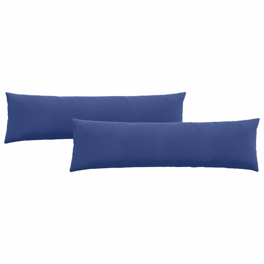 Cuscini da Divano 2 pz-Set di 2 Cuscini per Sofa Blu Polizia 145 x 40 cm