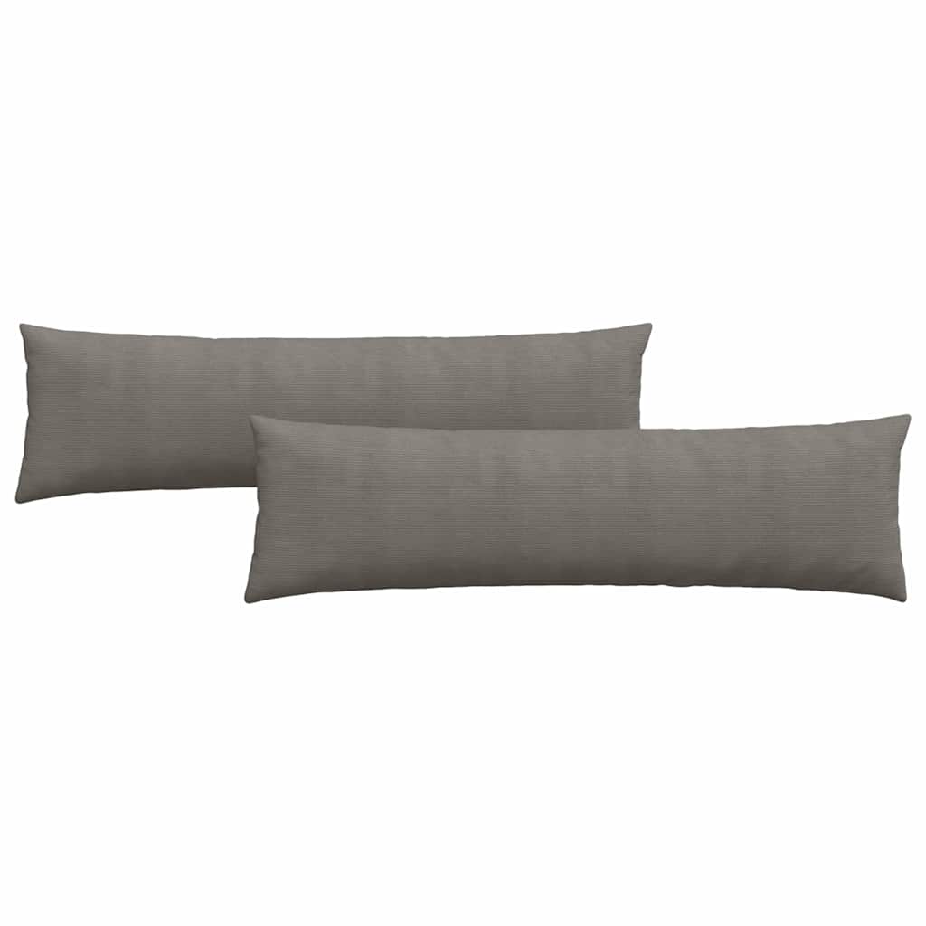 Cuscini da Divano 2 pcs Grigio chiaro 145 x 40 cm 42013860