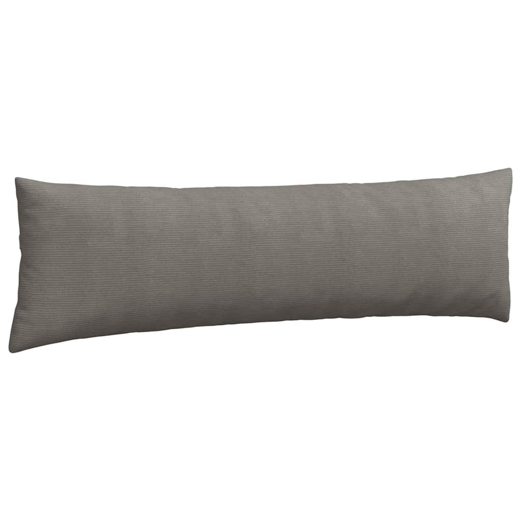 Cuscini da Divano 2 pz-Set di 2 Cuscini per Sofa Grigio chiaro 145 x 40 cm 448839