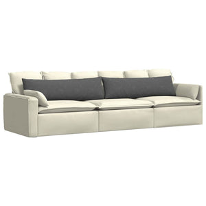 Cuscini da Divano 2 pz-Set di 2 Cuscini per Sofa Grigio scuro 145 x 40 cm 169944