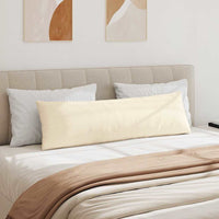 Cuscini da Divano 2 pcs Crema 145 x 40 cm Tessuto in Cords 42013862