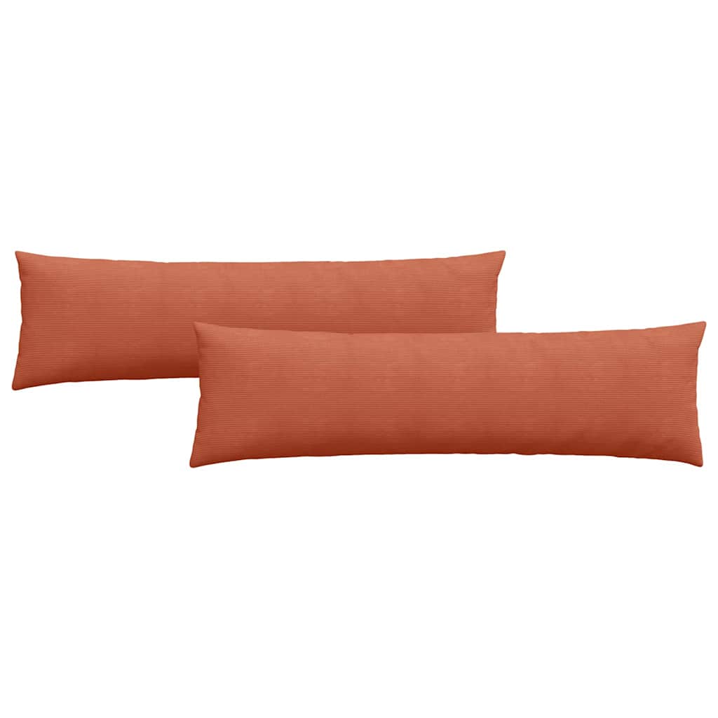 Cuscini da Divano 2 pcs Rosso Arancio 145 x 40 cm 42013867