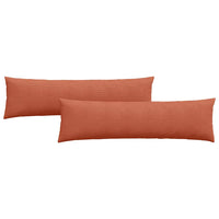 Cuscini da Divano 2 pcs Rosso Arancio 145 x 40 cm 42013867