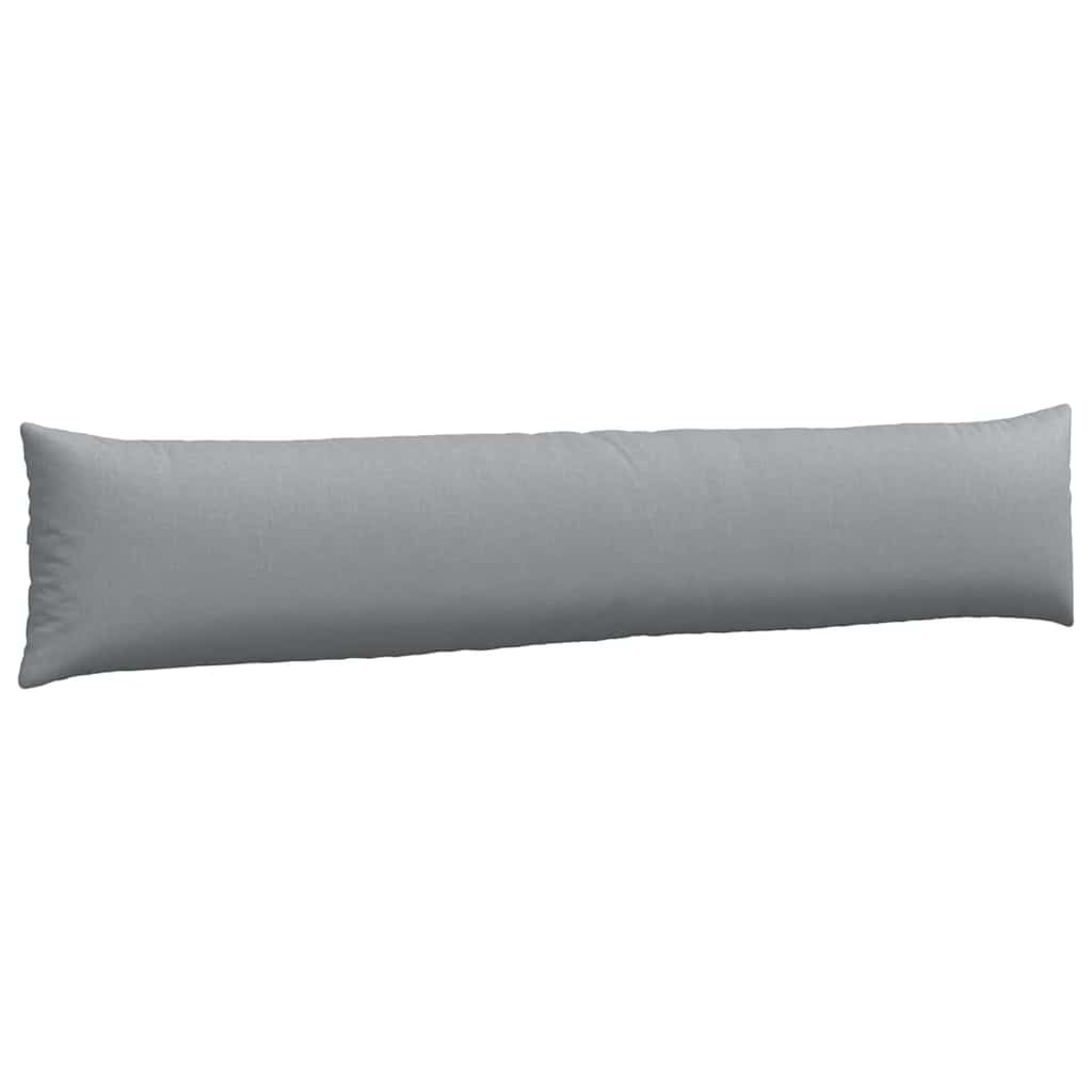 Cuscini da Divano 2 pz-Set di 2 Cuscini per Sofa Grigio chiaro 200 x 40 cm Tessuto 561896