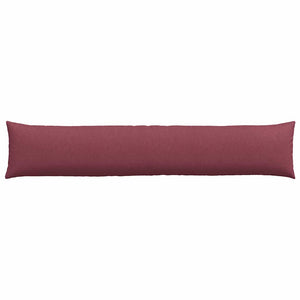 Cuscini da Divano 2 pz-Set di 2 Cuscini per Sofa Rosso Vino 200 x 40 cm Tessuto