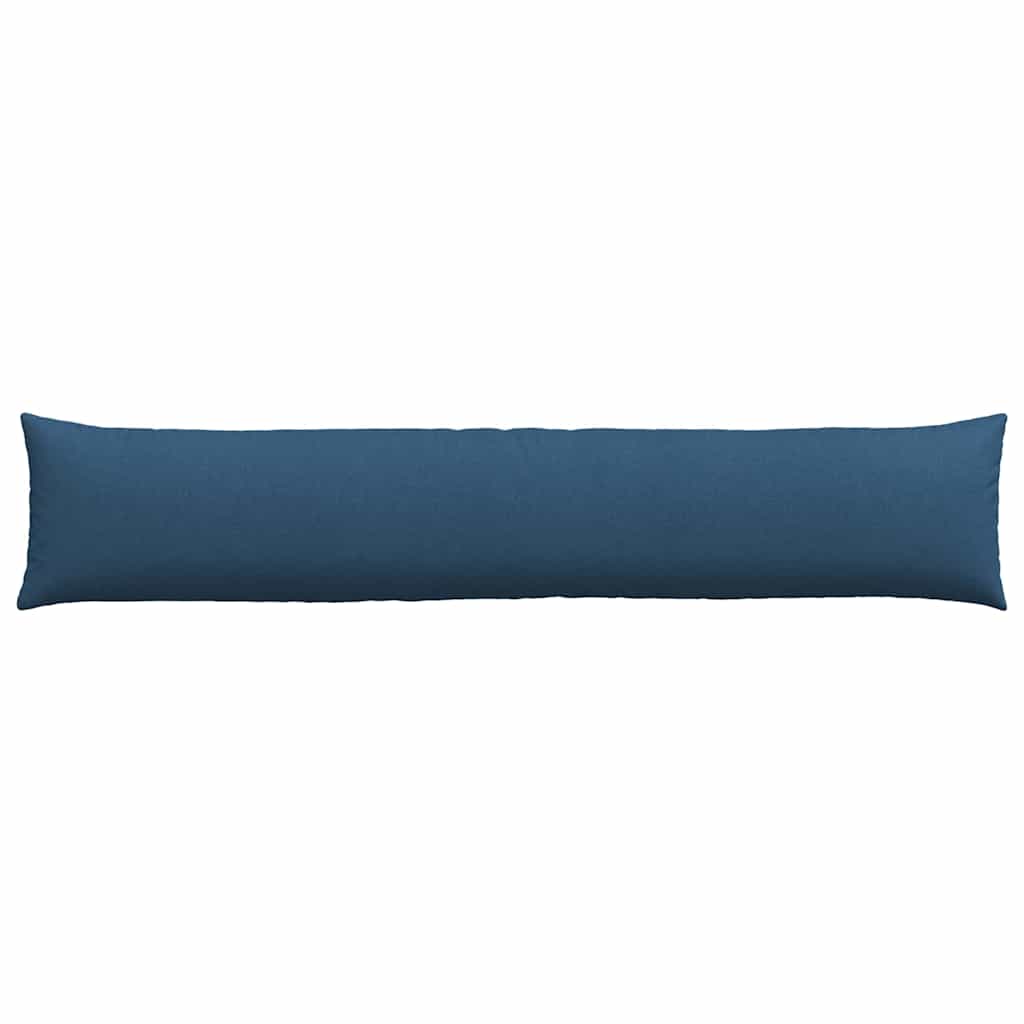 Cuscini da Divano 2 pz-Set di 2 Cuscini per Sofa Blu 200 x 40 cm Tessuto