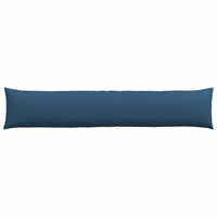 Cuscini da Divano 2 pz-Set di 2 Cuscini per Sofa Blu 200 x 40 cm Tessuto