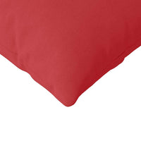 Cuscini da Divano 2 pz-Set di 2 Cuscini per Sofa Rosso 200 x 40 cm Tessuto