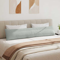 Cuscini da Divano 2 pcs Grigio chiaro 200 x 40 cm 42013885