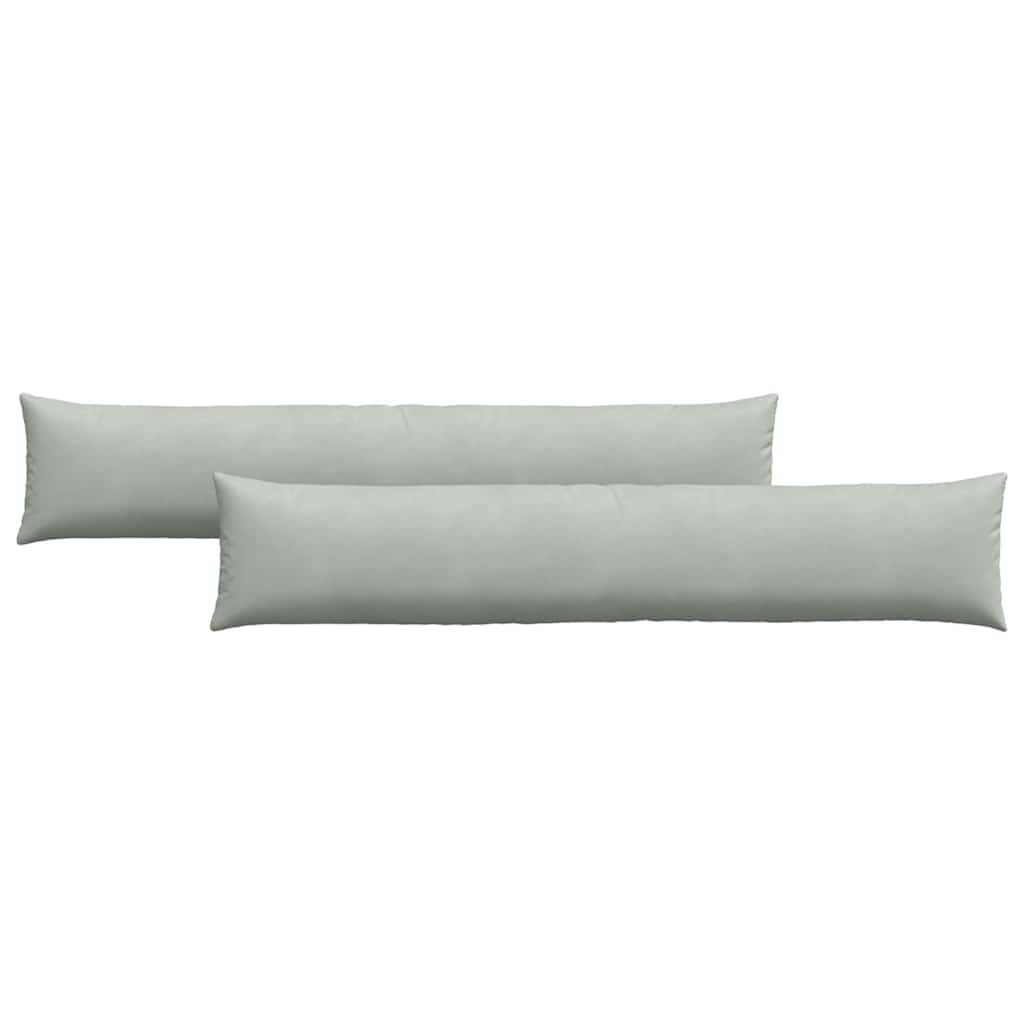 Cuscini da Divano 2 pcs Grigio chiaro 200 x 40 cm 42013885