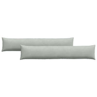 Cuscini da Divano 2 pcs Grigio chiaro 200 x 40 cm 42013885