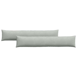 Cuscini da Divano 2 pcs Grigio chiaro 200 x 40 cm 42013885
