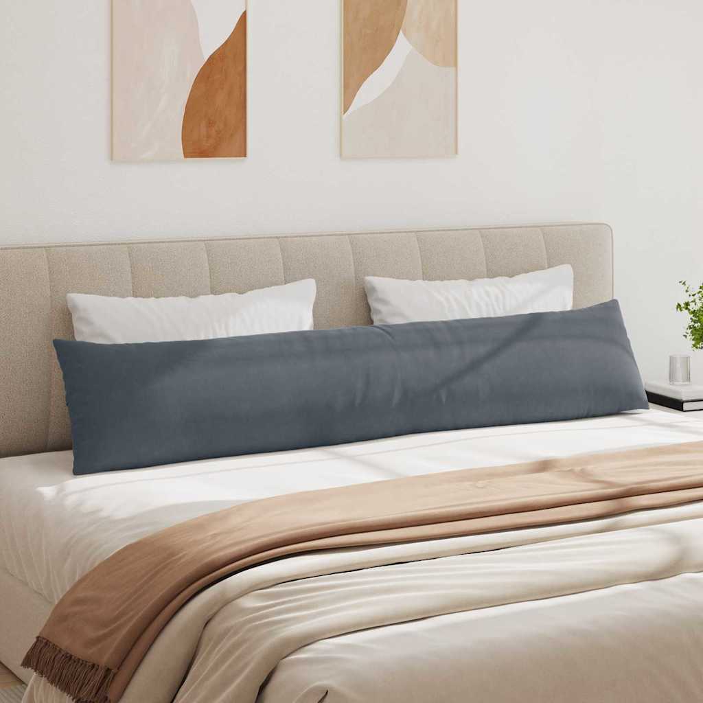 Cuscini da Divano 2 pcs Grigio scuro 200 x 40 cm 42013886