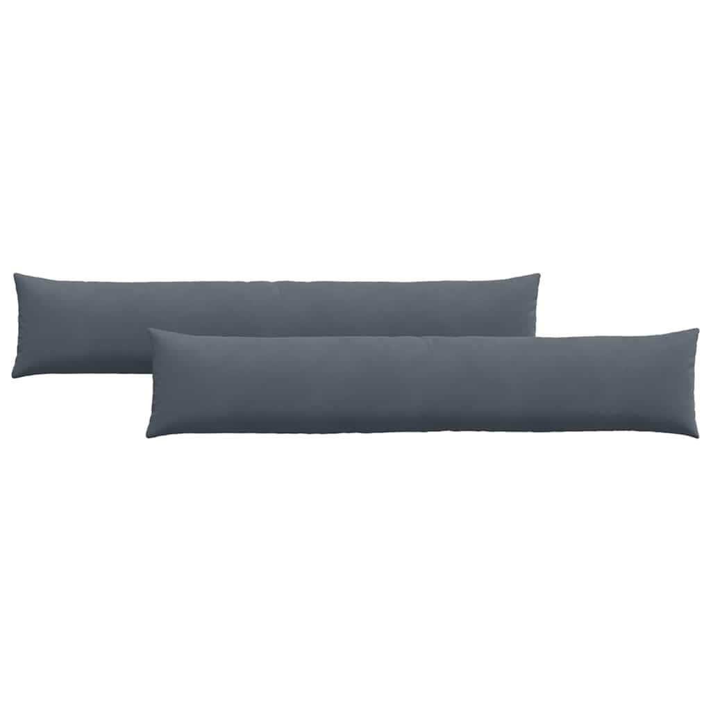 Cuscini da Divano 2 pcs Grigio scuro 200 x 40 cm 42013886