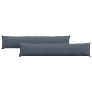 Cuscini da Divano 2 pcs Grigio scuro 200 x 40 cm 42013886