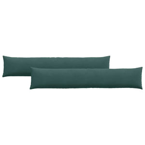 Cuscini da Divano 2 pcs Verde scuro 200 x 40 cm 42013887