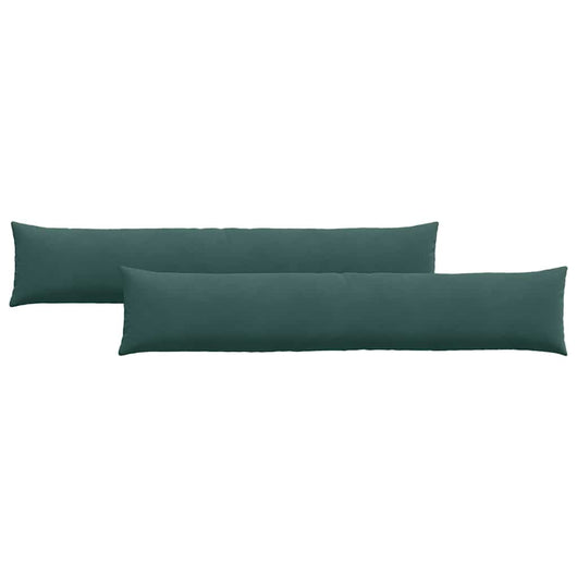 Cuscini da Divano 2 pcs Verde scuro 200 x 40 cm 42013887