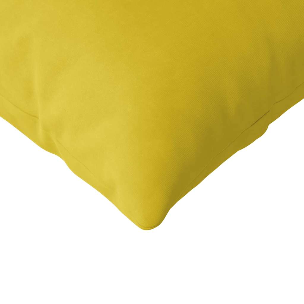 Cuscini da Divano 2 pcs Giallo 200 x 40 cm Tessuto in Cords 42013892
