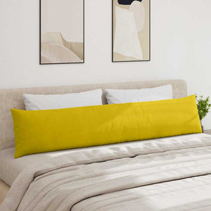 Cuscini da Divano 2 pcs Giallo 200 x 40 cm Tessuto in Cords 42013892