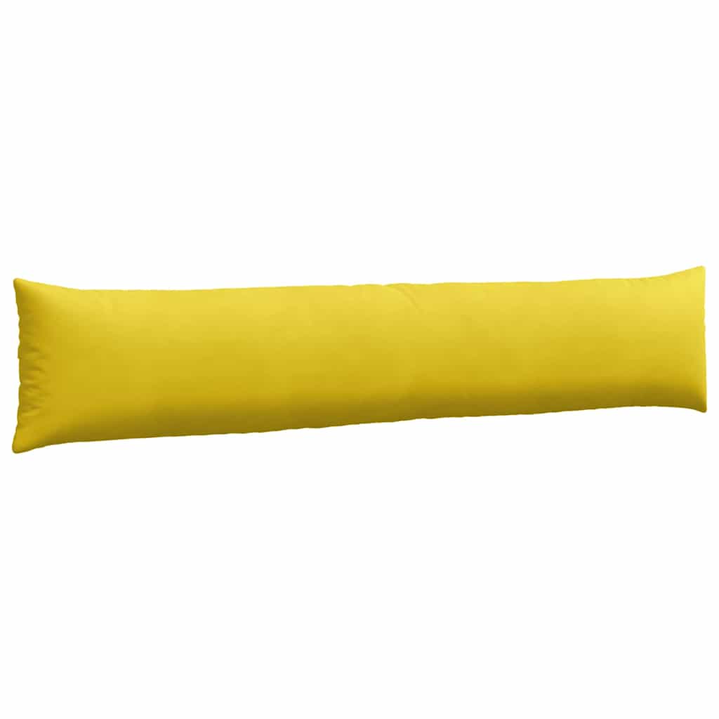 Cuscini da Divano 2 pcs Giallo 200 x 40 cm Tessuto in Cords 42013892