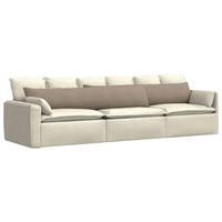 Cuscini da Divano 2 pz-Set di 2 Cuscini per Sofa Talpa 200 x 40 cm Tessuto 585069