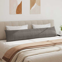 Cuscini da Divano 2 pcs Grigio chiaro 200 x 40 cm 42013903