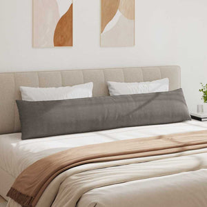 Cuscini da Divano 2 pcs Grigio chiaro 200 x 40 cm 42013903