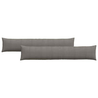 Cuscini da Divano 2 pcs Grigio chiaro 200 x 40 cm 42013903