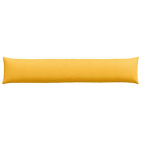 Cuscini da Divano 2 pz-Set di 2 Cuscini per Sofa Giallo Chiaro 200 x 40 cm
