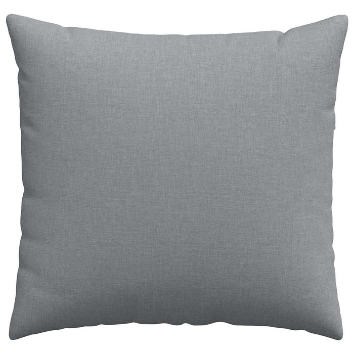 Cuscini da Divano 2 pz-Set di 2 Cuscini per Sofa Grigio chiaro 45 x 45 cm Tessuto 739248