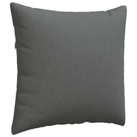Cuscini da Divano 2 pz-Set di 2 Cuscini per Sofa Grigio scuro 45 x 45 cm Tessuto 806234