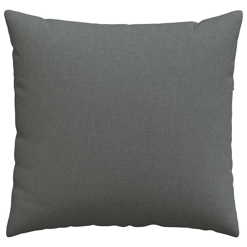 Cuscini da Divano 2 pz-Set di 2 Cuscini per Sofa Grigio scuro 45 x 45 cm Tessuto 806234