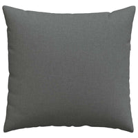Cuscini da Divano 2 pz-Set di 2 Cuscini per Sofa Grigio scuro 45 x 45 cm Tessuto 806234