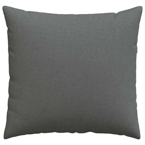 Cuscini da Divano 2 pz-Set di 2 Cuscini per Sofa Grigio scuro 45 x 45 cm Tessuto 806234