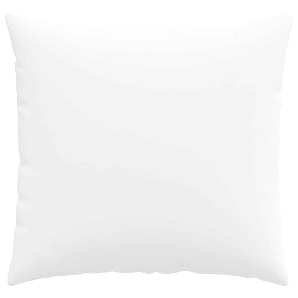 Cuscini da Divano 2 pz-Set di 2 Cuscini per Sofa Bianco 45 x 45 cm Tessuto