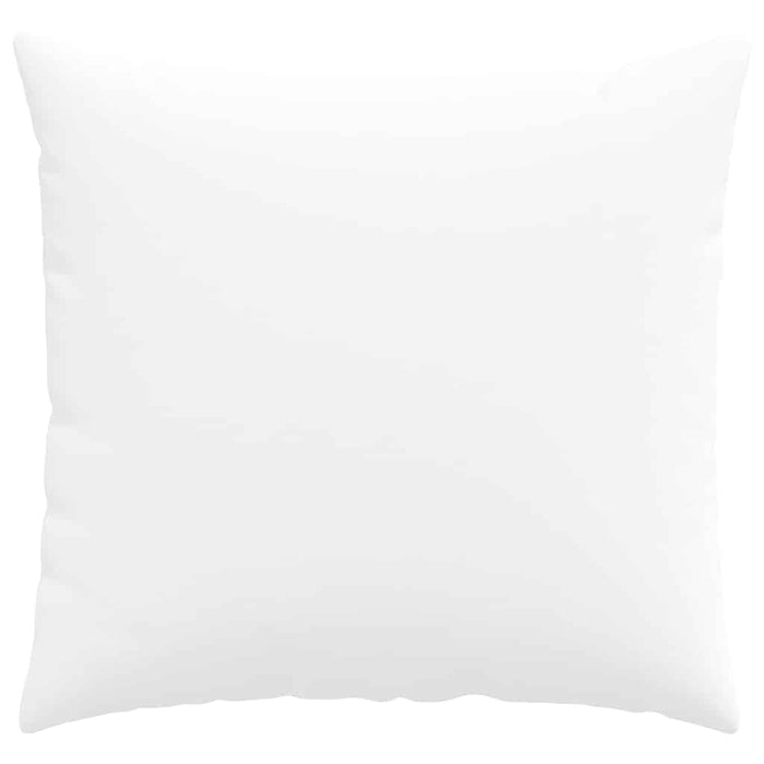 Cuscini da Divano 2 pz-Set di 2 Cuscini per Sofa Bianco 45 x 45 cm Tessuto