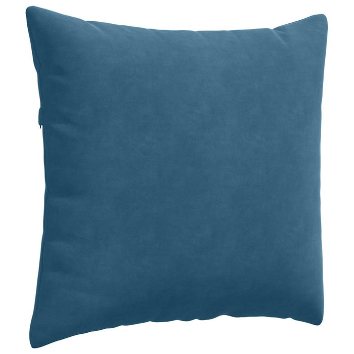 Cuscini da Divano 2 pz-Set di 2 Cuscini per Sofa Blu 45 x 45 cm Tessuto in Cords 689070