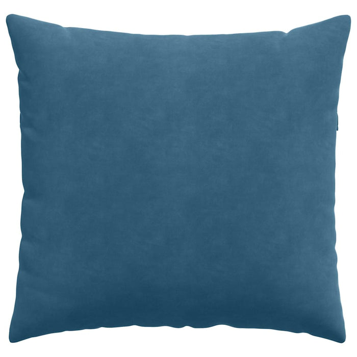 Cuscini da Divano 2 pz-Set di 2 Cuscini per Sofa Blu 45 x 45 cm Tessuto in Cords 689070