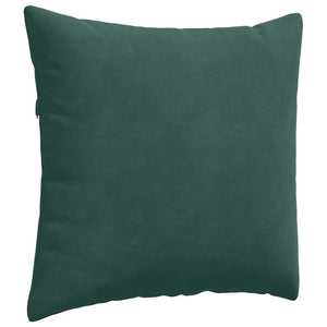 Cuscini da Divano 2 pcs Verde Scuro 45 x 45 cm Tessuto in Cords 42013930