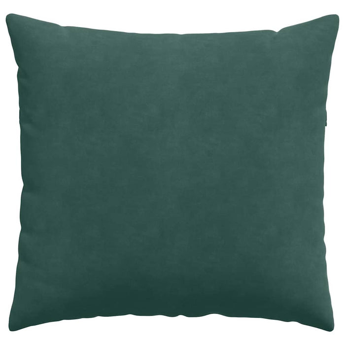 Cuscini da Divano 2 pcs Verde Scuro 45 x 45 cm Tessuto in Cords 42013930