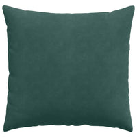 Cuscini da Divano 2 pz-Set di 2 Cuscini per Sofa Verde Scuro 45 x 45 cm Tessuto in Cords 769550