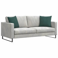 Cuscini da Divano 2 pcs Verde Scuro 45 x 45 cm Tessuto in Cords 42013930