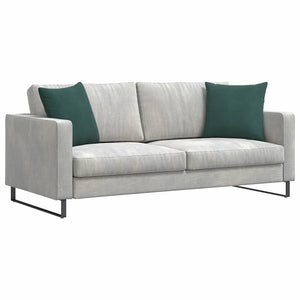 Cuscini da Divano 2 pz-Set di 2 Cuscini per Sofa Verde Scuro 45 x 45 cm Tessuto in Cords 769550