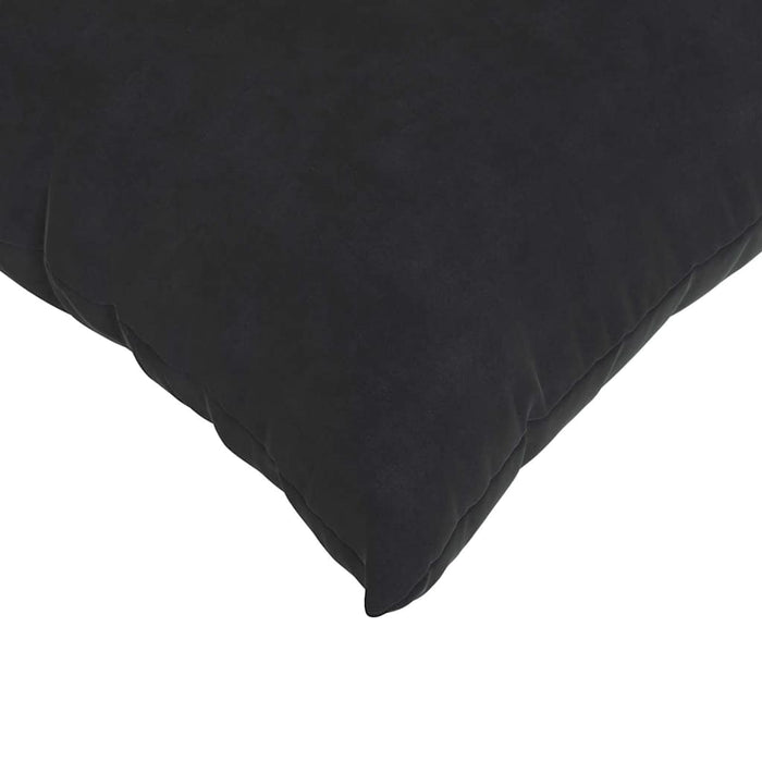 Cuscini da Divano 2 pz-Set di 2 Cuscini per Sofa Nero 45 x 45 cm Tessuto in Cords