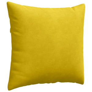 Cuscini da Divano 2 pcs Giallo 45 x 45 cm Tessuto in Cords 42013935